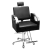 Cadeira de Cabeleireiro Turquesa Reclinável Base Estrela - Preto - comprar online