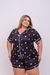 Pijama Americano Curto Plus - Margaridas
