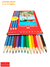 LAPICES COLORES FABER CASTELL X 12 LARGOS + 3 LAPICES NEGROS - comprar online