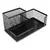 ORGANIZADOR DE ESCRITORIO MALLA METALICA NEGRO 20X10X10CM VALUES - 9058NE