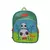 MOCHILA ESPALDA 12 PULGADAS WABRO 41216 FISHER-PRICE - (DOBLE BOLSILLO) PANDAS VERDE/CELESTE