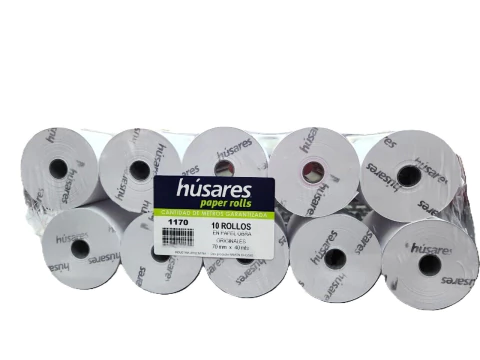 ROLLO DE PAPEL OBRA 70 MM X 40 METROS X10 UNIDADES PACK