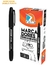 MARCADOR EZCO PERMANENTE FINO DOPPIO DOBLE PUNTA - NEGRO
