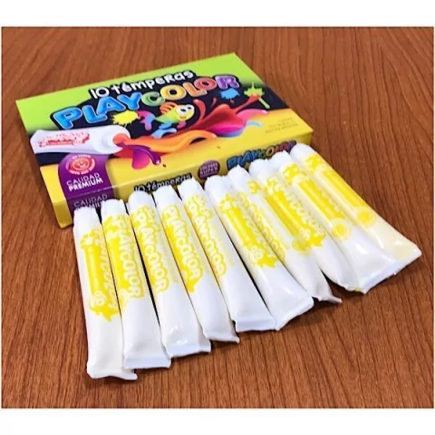 TEMPERA 8ML AMARILLO X UNIDAD