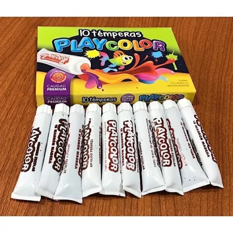 TEMPERA 8ML MARRON X UNIDAD