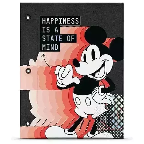 CARPETA ESCOLAR NRO 3 MOOVING DOS TAPAS - MICKEY - comprar online