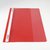 PACK CARPETA BASE OPACA TAPA TRANSPARENTE OFICIO ROJO X 12 UNIDADES