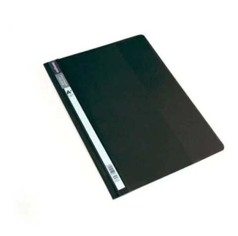 CARPETA BASE OPACA TAPA TRANSPARENTE A4 NEGRA