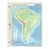 MAPA AMERICA DEL SUR FISICO NRO 3 X UNIDAD - comprar online