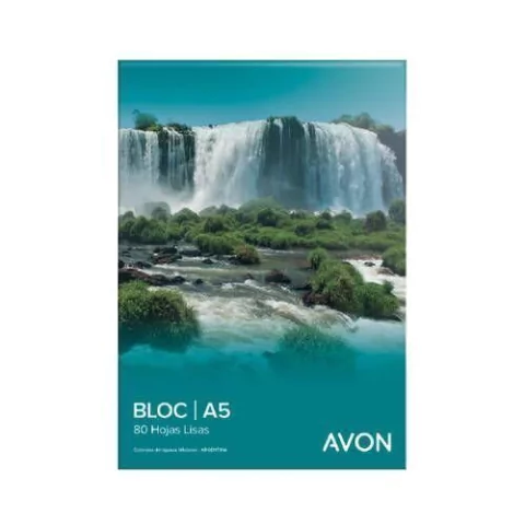 BLOC A5 80 HOJAS LISO AVON
