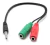 CABLE ADAPTADOR PARA JOYSTICK PS4 XBOXONE DE PLUG HEMBRA DOBLE A PLUG UNICO TIPO CELULAR