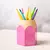 PORTALAPICES ESCOLAR - LAPIZ CELESTE / ROSA - comprar online