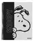 CUADERNO A4 SEMI RIGIDA ESPIRAL X 80 HJS MOOVING - 1208134 RAYADO SNOOPY / 2025