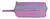 CARTUCHERA WIDE MOOVING - COLOR BLOCK 1530325 LILA / 2025