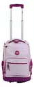 MOCHILA C/CARRO 18 PULGADAS 6456A - ELF BASE GOMA / 2 DIVISION - VIOLETA / BLANCO GLITTER