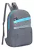 MOCHILA ESPALDA 16 PULG EVERLAST 16057 - GRIS CLARO / FRANJA CELESTE