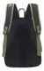 MOCHILA 16 PULG ESPALDA BIG URBAN WILSON 65.11042GR - NEGRA / BOLSILLO VERDE en internet