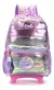 MOCHILA 18 PULGADAS CARRO METALASSE CON LLAVERO SKORA - 35323 LILA