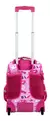 MOCHILA C/CARRO 18 PULGADAS 6455A - ELF BASE GOMA / 2 DIVISION POP ART SKATE ROSA - comprar online