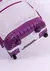 MOCHILA C/CARRO 18 PULGADAS 6456A - ELF BASE GOMA / 2 DIVISION - VIOLETA / BLANCO GLITTER - tienda online