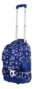 MOCHILA C/CARRO 18 PULGADAS 6449B - ELF BASE GOMA / 1 DIVISION - AZUL PELOTAS - comprar online