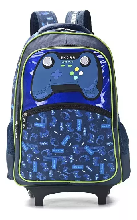 MOCHILA C/CARRO 18 PULGADAS 35399 - MODAX LETS PLAY GAMER