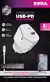 CARGADOR SOUL 20w IPHONE TIPO C A LIGHTNING + 1 SALIDA USB - CARGA ULTRA RAPIDA PREMIUM - LIBRERIA PITAGORAS