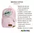 MOCHILA ESPALDA 18 PULGADAS MOOVING 1629125 - STITCH HEART ROSA en internet