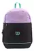 MOCHILA ESPALDA 16 PULG WILSON 65.011035BL - SPORT FIT NEGRA / LILA / CELESTE