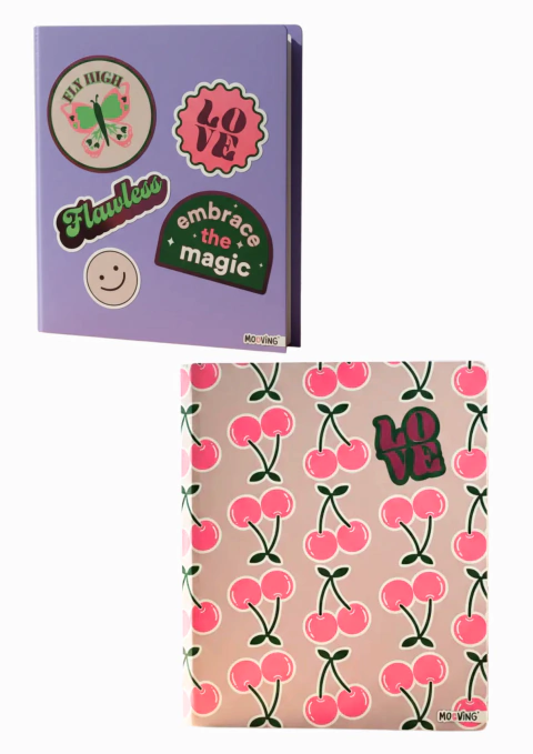 CARPETA ESCOLAR A4 2X40 - PINK 2026 - elegir