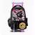 MOCHILA C/CARRO FOOTY 18 PULGADAS - F6161 / HAPPY SMILE - NEGRA