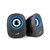 PARLANTES GENIUS SP-Q160 AUDIO PLUG ALIM USB AZUL 6W