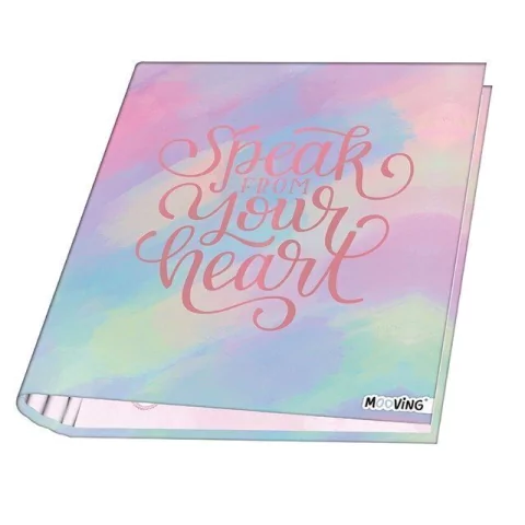 CARPETA ESCOLAR A4 2 X 40 MOOVING - GOLDEN ROSE