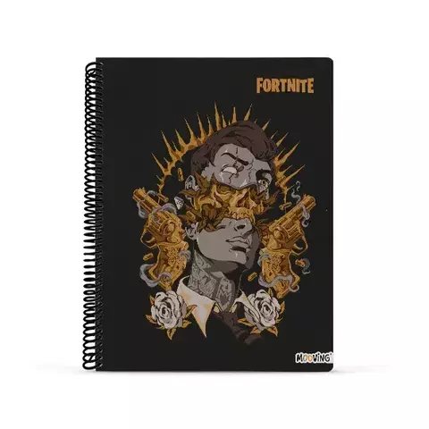 CUADERNO MOOVING A4 T/SEMI RIGIDA X 80 HOJAS RAYADAS - FORTNITE - elegir - comprar online