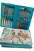 SET DE ARTE 42 PIEZAS ANIMALES EN ESTUCHE 24X13CM KREKER