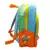 MOCHILA ESPALDA 12 PULGADAS WABRO 41214 FISHER-PRICE - (DOBLE BOLSILLO) CELESTE/NARANJA LEON JIRAFA en internet