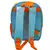 MOCHILA ESPALDA 12 PULGADAS WABRO 41214 FISHER-PRICE - (DOBLE BOLSILLO) CELESTE/NARANJA LEON JIRAFA - comprar online