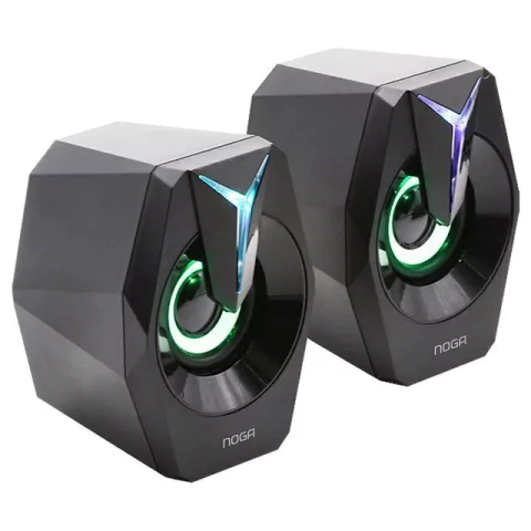 PARLANTES NOGA NG-92P GAMER LED MULTIMEDIA