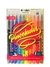 FIBRAS COLORING PUNTA PINCEL LARGOS X 10 UNIDADES