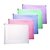 SOBRE CRISTAL A4 CON CIERRE ZIP PVC NEON - comprar online