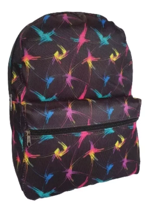 MOCHILA ESPALDA 17 PULGADAS ME ESTAMPADA 4785 - RAYAS COLORES