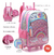 MOCHILA 18 PULGADAS CARRO RAINBOW CON LLAVERO SKORA - 35345 ARCOIRIS - comprar online