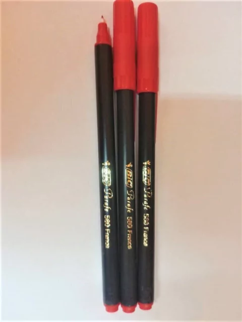 ROTULADOR PARA ESCRIBIR BIC PARAFE 580 ROJO 0.5MM