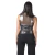 TOP TUL METALIZADO SIN MANGAS (FU235606) - comprar online