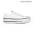 ZAPATILLAS CONVERSE ALL STAR PLATAFORMA CUERO BLANCA (C166695C)