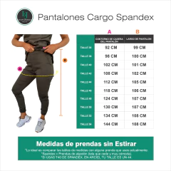 Ambos Spandex con Pantalón Cargo - LyJ Uniformes
