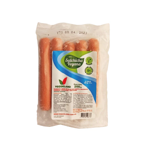 Salchichas veganas VEGGIELAND