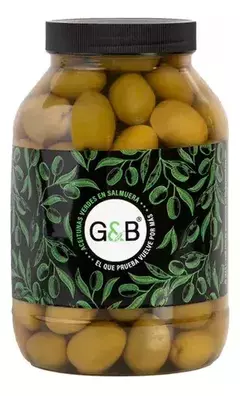Aceitunas Verdes Descarozadas G&B Neto 800g Esc. 500g - comprar online
