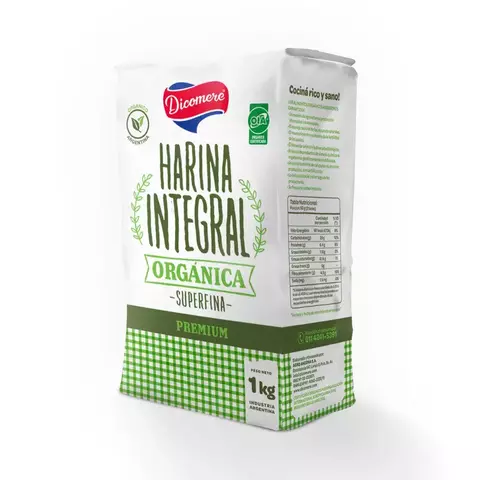 Harina Integral Orgánica 1kg Dicomere