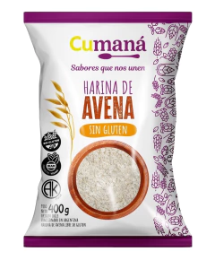 Harina de Avena Sin Tacc Cumana 400g